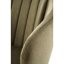 Стул HALMAR K533 оливковый/черный, поворотный